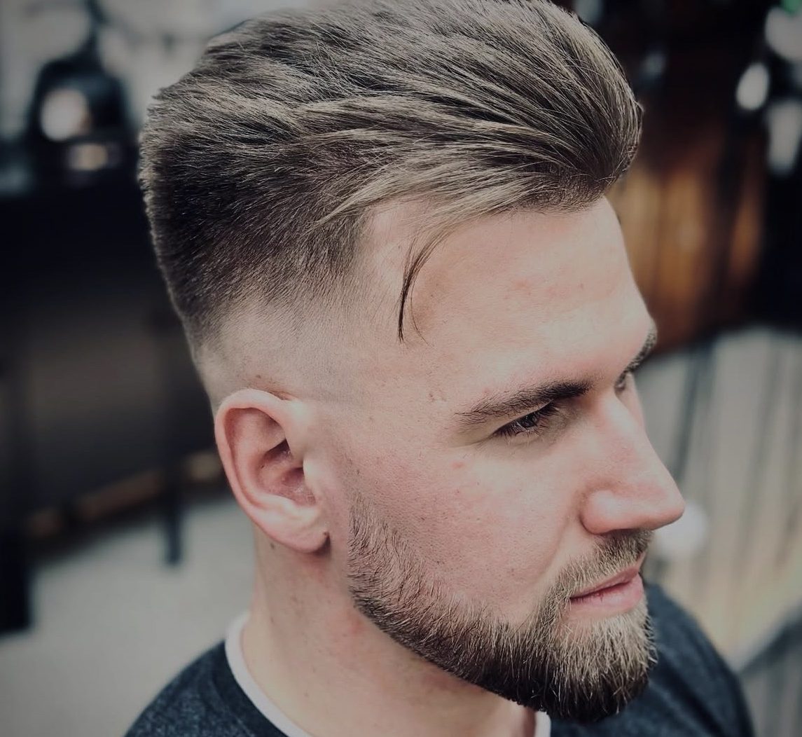 Pánský střih s úpravou vousů a plnovousu, studio PM
